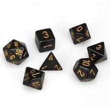 Preporučeni proizvod: Chessex Opaque Black with Gold