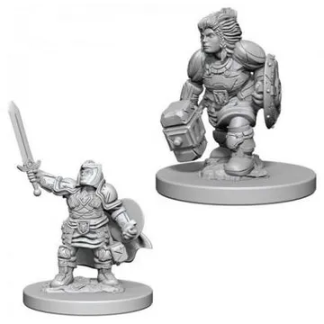 D&D Nolzur's marvelous miniatures - Female Dwarf Paladin - image of product number: 1