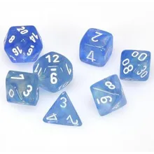Preporučeni proizvod: Chessex Borealis Sky Blue with White 7-Dice Set Luminary