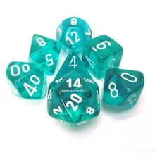 Preporučeni proizvod: Chessex Translucent Teal with White