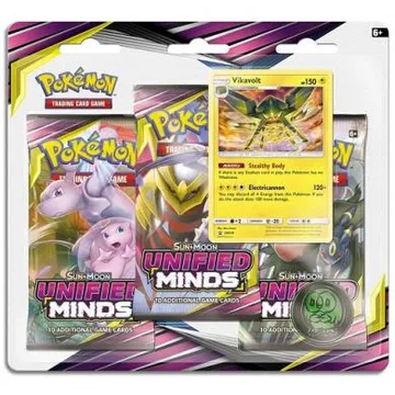 Pokemon: Sun & Moon Unified Minds 3-pack Blister (Vikavolt) - slika proizvoda pod brojem: 1