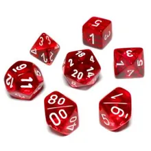 Preporučeni proizvod: Chessex Translucent Red with White