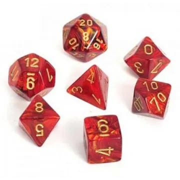 Chessex Scarab Scarlet with Gold - slika proizvoda pod brojem: 1
