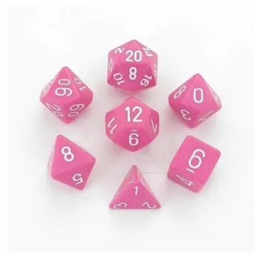 Chessex Opaque Pink with White - slika proizvoda pod brojem: 1