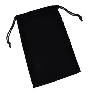 Large Suedecloth Dice Bag Black - slika proizvoda pod brojem: 1