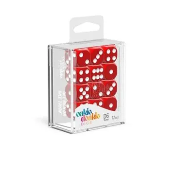 Oakie Doakie D6 x 12 Red Dice Set - slika proizvoda pod brojem: 1